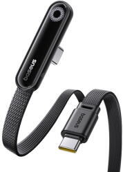 Baseus MVP 3 USB-C - USB-C 100W Cable Angled 1m - Black (P10382500121-00) - vexio