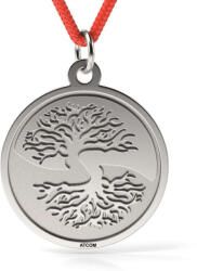 Atcom Jewelry ATCOM - Ezüst Életfa Yin Yang Medál - 925 Sterling Ezüst