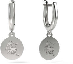 Atcom Jewelry ATCOM - Oroszlán Medál Ezüst Fülbevaló - 12 mm