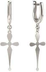 Atcom Jewelry ATCOM - Ezüst Kereszt Medál Fülbevaló - 15 mm