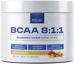 HS Labs BCAA 8: 1: 1, punch de fructe, 200 g, HS Labs