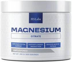 HS Labs Magnesium Citrate, fără gust, 200 g, HS Labs