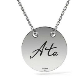 Atcom Jewelry ATCOM Ata Ezüst Medál Nyaklánc - 15 mm