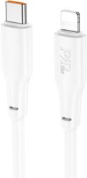 hoco. X93 Force PD20W töltő adatkábel iPhone Type-C - Lightning fehér 1m (HC790651)