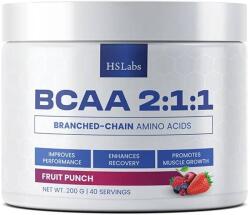 HS Labs BCAA 2: 1: 1, punch de fructe, 200 g, HS Labs