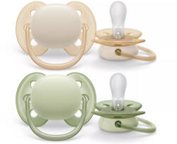 Philips SCF091/05 cumi Ultra soft cumi Fogszabályozó Szilikon Bézs, Zöld (SCF091/05)