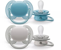 Philips SCF091/17 cumi Ultra soft cumi Fogszabályozó Szilikon Kék, Szürke (SCF091/17)