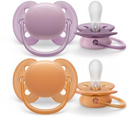 Philips SCF091/33 cumi Ultra soft cumi Fogszabályozó Szilikon Narancssárga, Lila (SCF091/33)