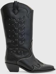 AllSaints cizme de piele Carina Boot 9BYA-OBD3BU_99X (W061FD)