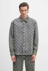 Daily Paper cămașă din bumbac Shield Laser Denim Shirt PPYA-KDM0Z5_55X (2511154)