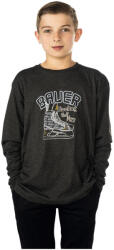 Bauer Tricou pentru copii LS Graphic Tee Grey L