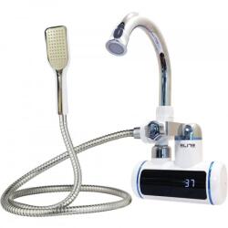 Elite Robinet electric cu duș Elite EHSD-2559, Afișaj temperatură, 3000W, IPX4, Montaj pe perete, Alb