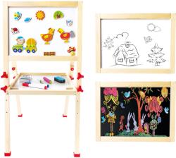 Bino Bino Kétoldalas mágneses tábla, 80 x 40 x 42 cm (WBYM-83655) (WBYM-83655)