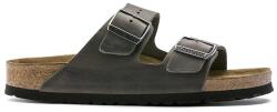 Birkenstock - Bőr papucs Arizona - szürke Férfi 45