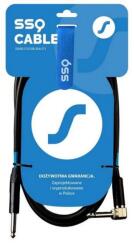 SSQ SS-1439 6.3mm Mono Jack Apa - 6.3mm Mono Jack Apa Kábel (1m) - Fekete (SS-1439) (SS-1439)