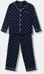Ralph Lauren gyerek pamut pizsama - sötétkék 155-159 - answear - 39 490 Ft