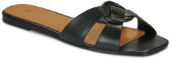Ralph Lauren Papuci de vară Femei POLO RING SLIDE Polo Ralph Lauren Negru 39