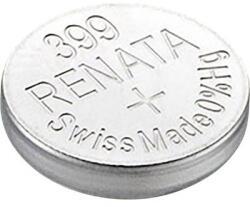 Renata 399 gombelem, ezüstoxid, 1, 55V, 53 mAh, Renata R927W, SR57, SR927, SR926, V399, D399, 613, W, 280-44, SB-BP, AG7 (399. CU MF) (399.CU MF)