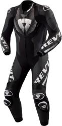 Revit Costum de motocicletă Revit Hyperspeed 3 dintr-o bucată, negru-alb (REFOL044-1600)