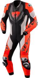 Revit Costum de motocicletă Revit Hyperspeed 3 dintr-o bucată, gri deschis-roșu fluo (REFOL044-3600)