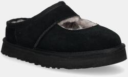 UGG gyerek velúr papucs BEA MARY JANE - fekete 32.5