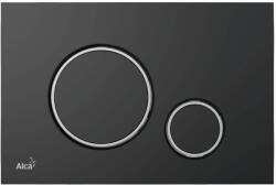 Alcaplast ALCA Nyomólap falsík alatti WC tartályhoz THIN FEKETE-matt/KRÓM-fényes (M778) (M778)