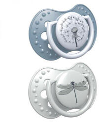 LOVI Nyugtató dinamikus cumi Botanic 0-3m 2 db - fiú - vital24