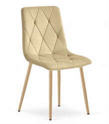  Bézs bársony étkezőszék LIBRA