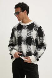 HUGO BOSS gyapjúkeverék pulóver - fekete M