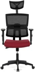 Autronic KA-B1025 BOR irodai szék, piros, hálós