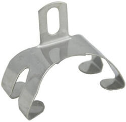 SKS Bluemels/Chromoplastic sárvédő szerelék, sárvédő rögzítő alkatrész támvilla-összekötőre, 65 mm, acél, ezüst színű