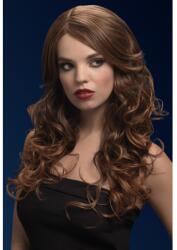 Nicole-hosszú barna paróka - diamondsexshop