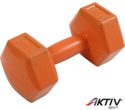 Aktivsport Kézisúlyzó cementes Aktivsport 1, 5 kg fekete