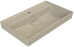 CeraStyle SHARP - MATT BÉZS - porcelán mosdókagyló - 80 x 48 cm (VB012M42U07) - globalvivamarket