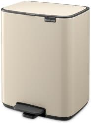 Brabantia Bézs acél pedálos szemetes 12 l Bo - Brabantia