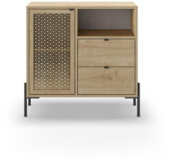 Marckeric Natúr színű szekrény tölgyfa dekorral 80x80 cm Inca - Marckeric