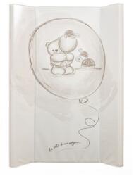  Merev pelenkázó lap rögzítőlábakkal 50 x 80 cm - Bézs lufis maci