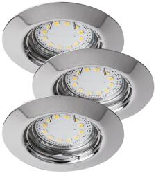 Rábalux Lite króm LED beépíthető lámpa szett (RAB-1047) LED+GU10 1 izzós IP44/IP40
