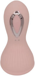 Lonely - akkus, vízálló szívó-nyaló mell vibrátor (pink) - erotikashow
