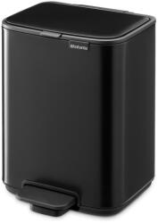 Brabantia Matt fekete acél pedálos szemetes 4 l Bo - Brabantia