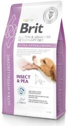 Brit Veterinary Diets Ultra Hypoallergenic - Gabonamentes Száraztáp Érzékeny Kutyáknak 12 kg