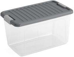 KIS Fedeles műanyag tárolódoboz 49x30x28, 5 cm W box M - KIS