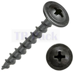  Gipszkartoncsavar fához peremes D-fejű PH 4, 2x 45 foszfátozott