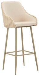 Mauro Ferretti Krémszínű kárpitozott karfás bárszék szett 2 db-os (ülésmagasság 78 cm) Alaska - Mauro Ferretti