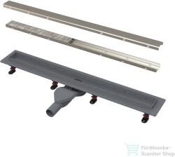 Alcadrain APZ2012 műanyag zuhanyfolyóka peremmel perforált rácsokhoz vagy kétoldalú rácsokhoz, 650 mm, APZ2012-650 (APZ2012-650)