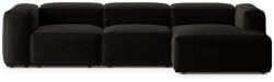 Cosmopolitan Design Fekete sarokkanapé (jobb oldali-heverő résszel) Bergamo - Cosmopolitan Design - bonami - 917 990 Ft