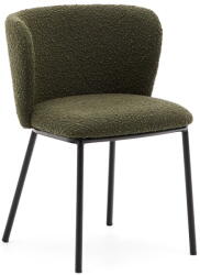 Kave Home Zöld kárpitozott étkezőfotel Ciselia - Kave Home