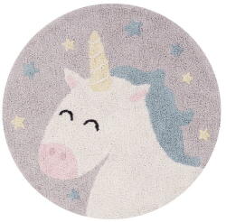 Lorena Canals Mosható-kézi szövésű pamut gyerek szőnyeg ø100 cm Believe in Yourself - Lorena Canals