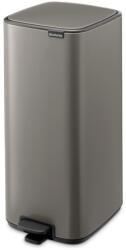 Brabantia Szürke acél pedálos szemetes 30 l Bo - Brabantia