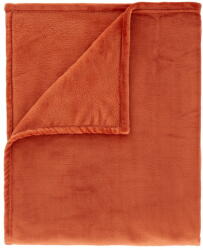 Catherine Lansfield Narancssárga mikroplüss takaró 130x170 cm Raschel Velvet - Catherine Lansfield